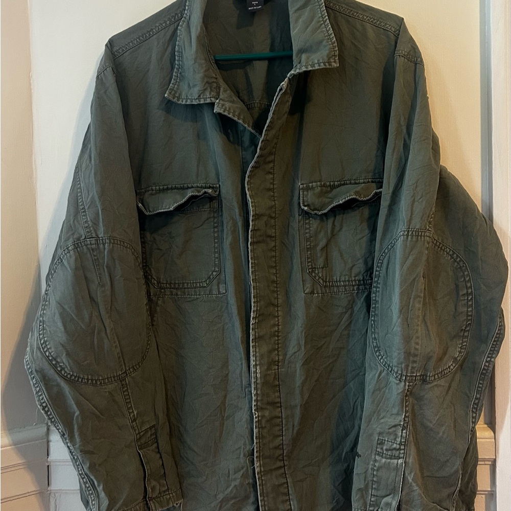 Woolrich Olive Military Charming Men’s Jacket in size L